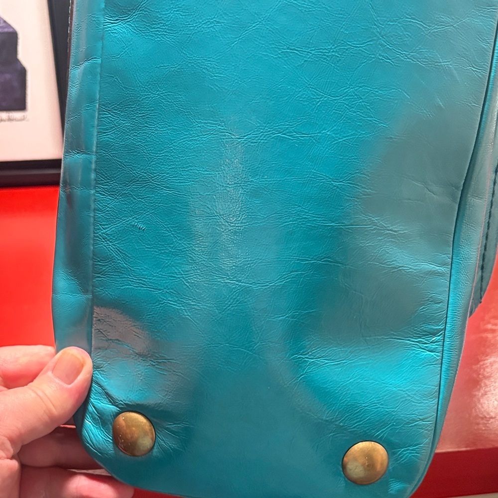 Coach Legacy Francine Satchel and Kisslock Turnlock Wallet Patent Turquoise 2008 - Picture 17 of 17